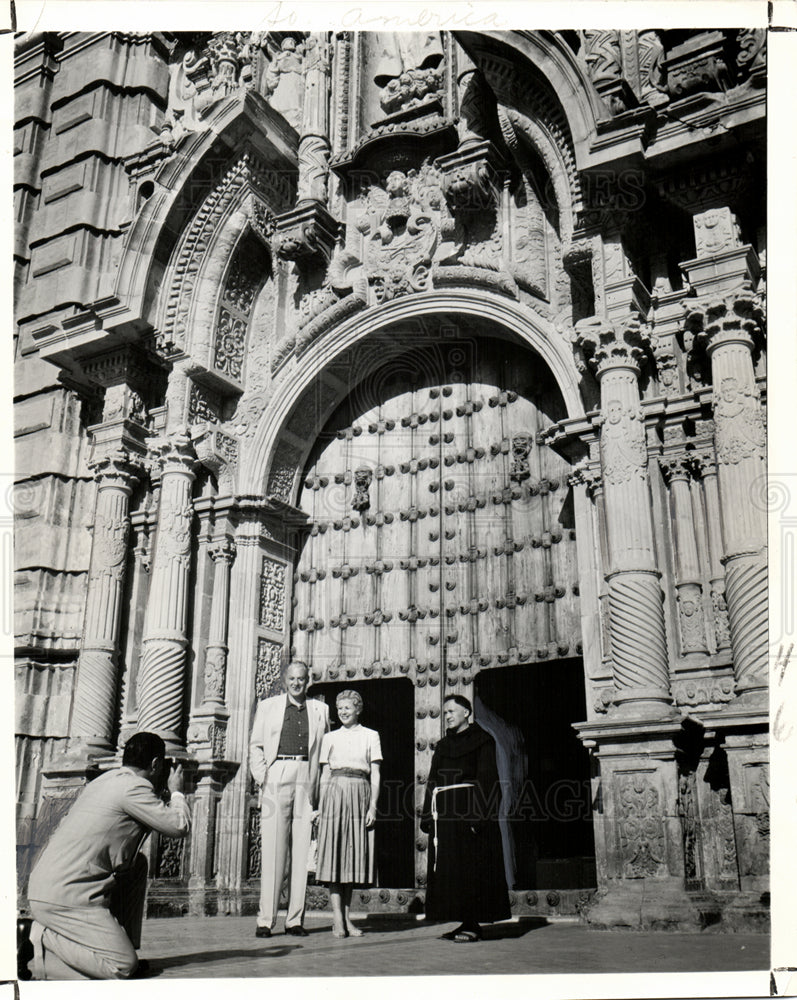 1953 Lima's churuch Viceroys Spain America - Historic Images