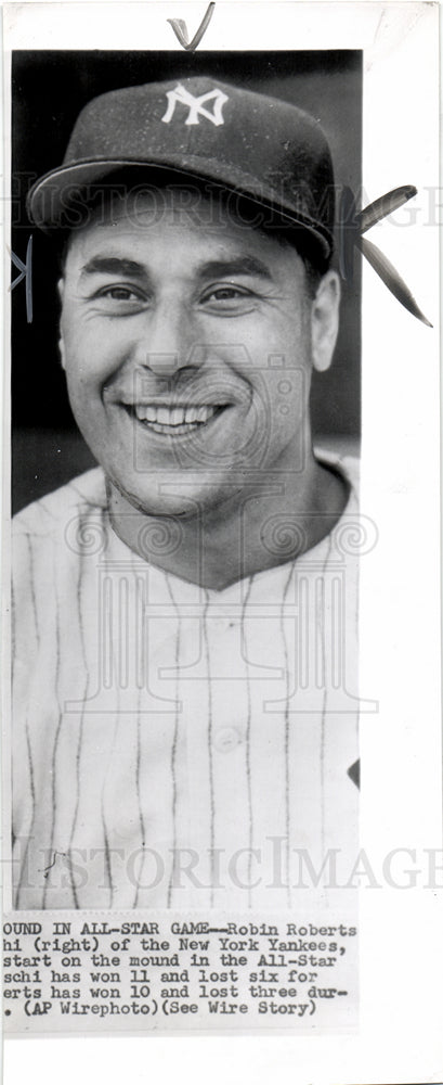 1950 Raschi Major League Baseball player-Historic Images