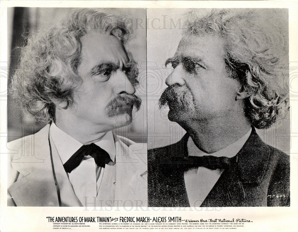 Press Photo Mark Twain American author - Historic Images