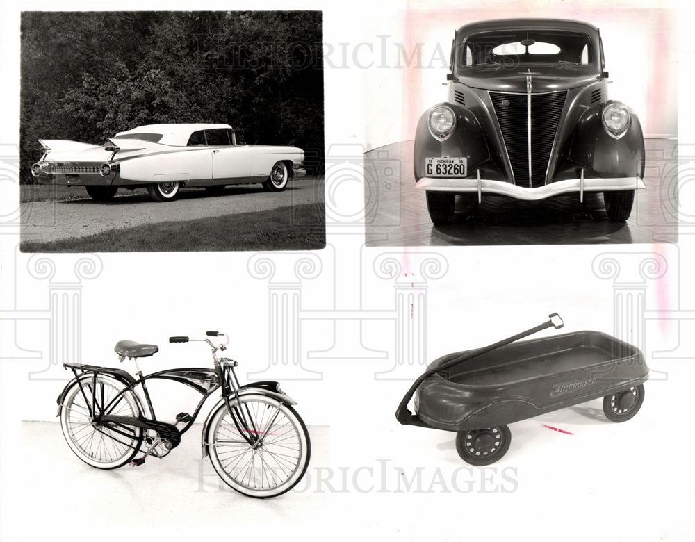 1986 Press Photo 1936 Lincoln Zephyr aerodynamic - Historic Images