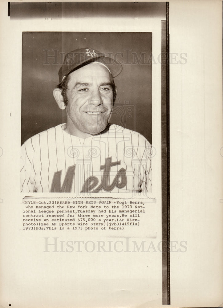 1973 Yogi Berra NY Mets manager renewed-Historic Images
