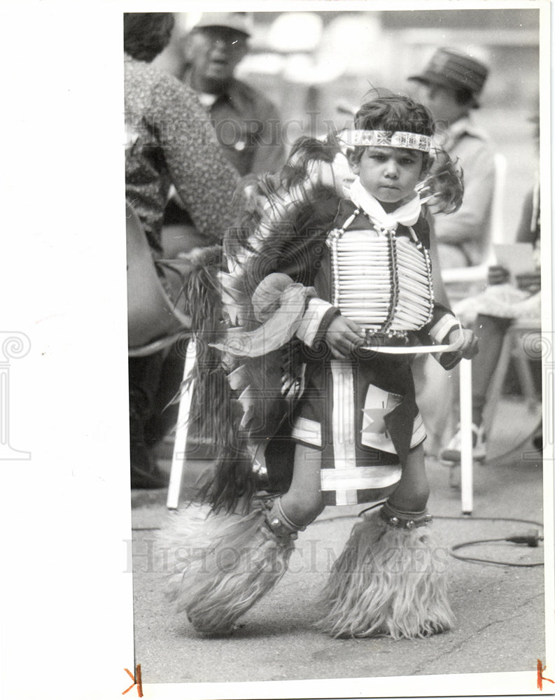 1980 Press Photo Native Americans US - Historic Images