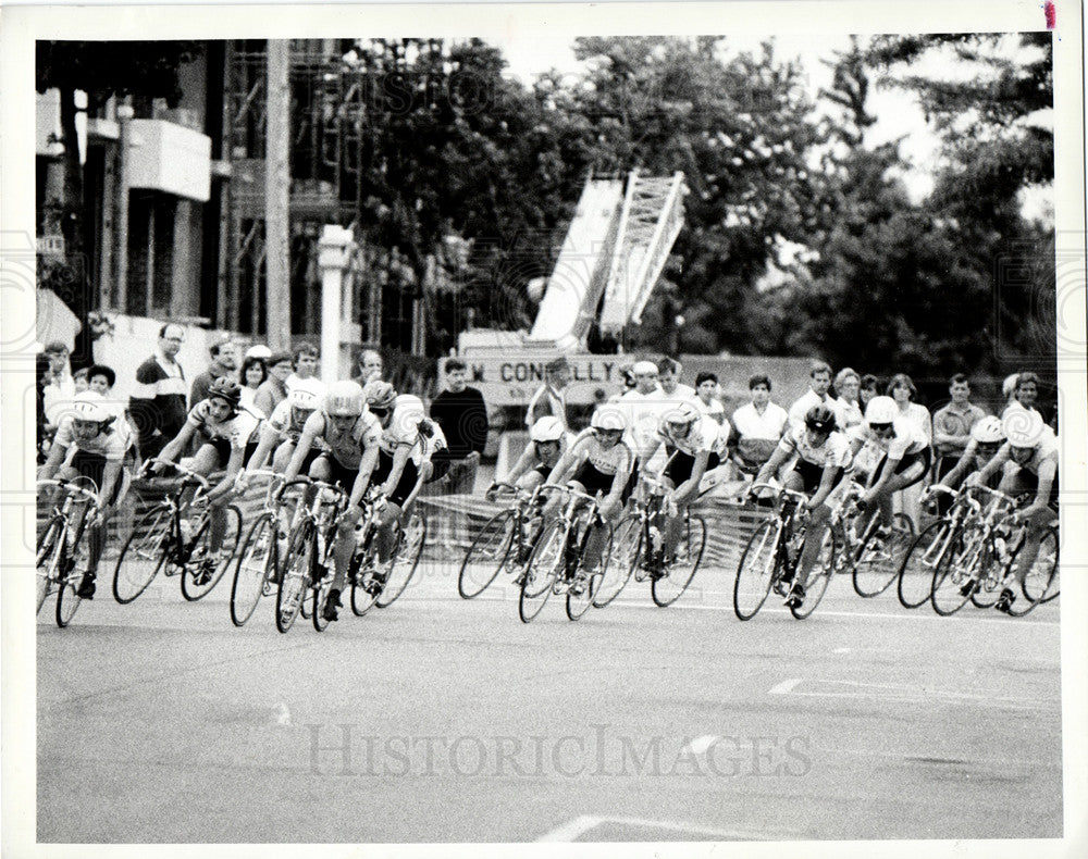 1988 Press Photo Bicycling race Tour Michigan - Historic Images