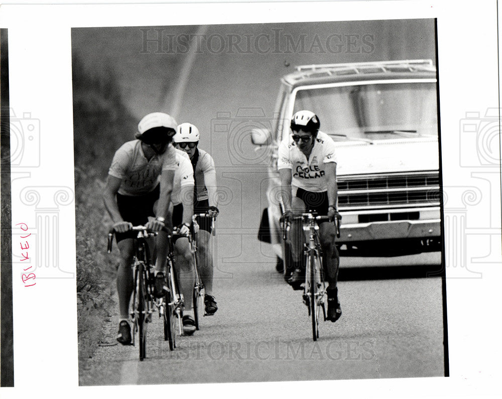 1991 Press Photo motorists cyclists Ann Arbor bicycling - Historic Images