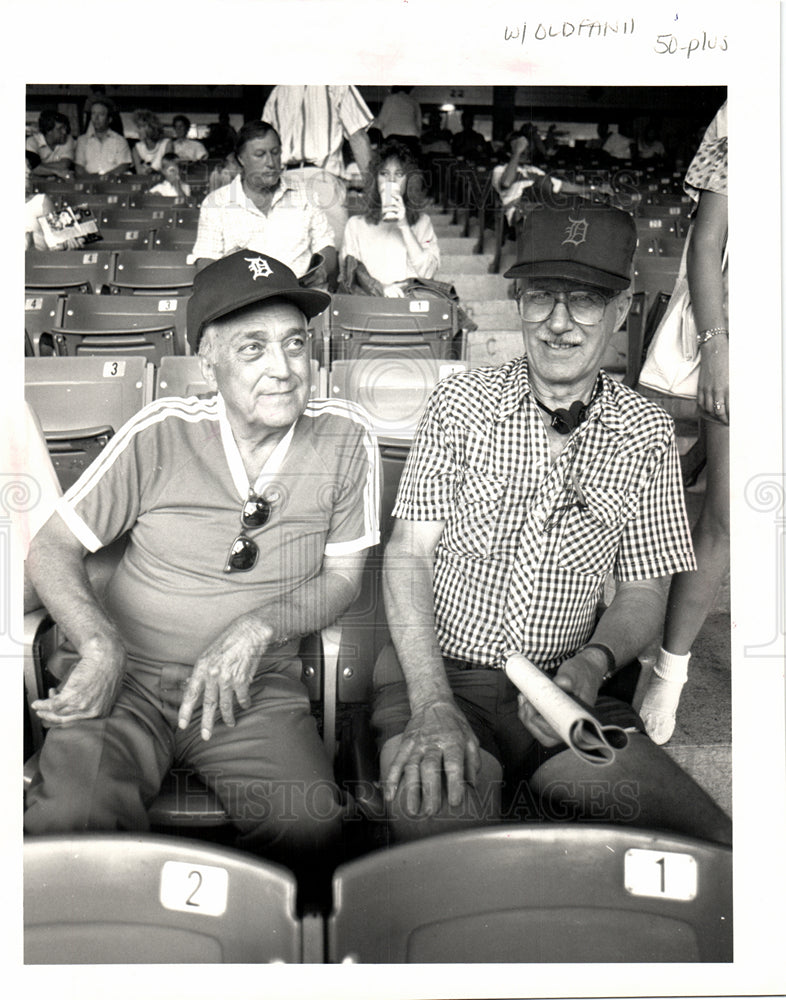 fans detroit tigers stadium old-Historic Images