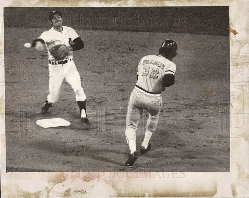 1973 Press Photo Dick McAuliffe Detroit Tigers Baseball - Historic Images