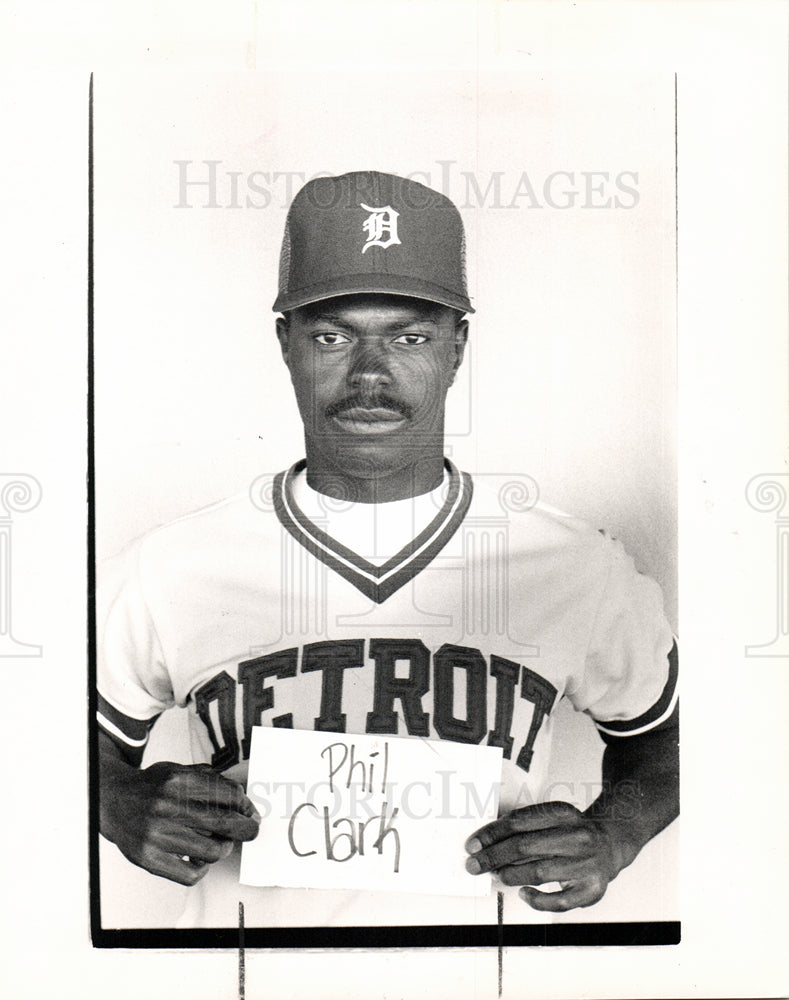 Press Photo Phil Clark Baseball player - Historic Images
