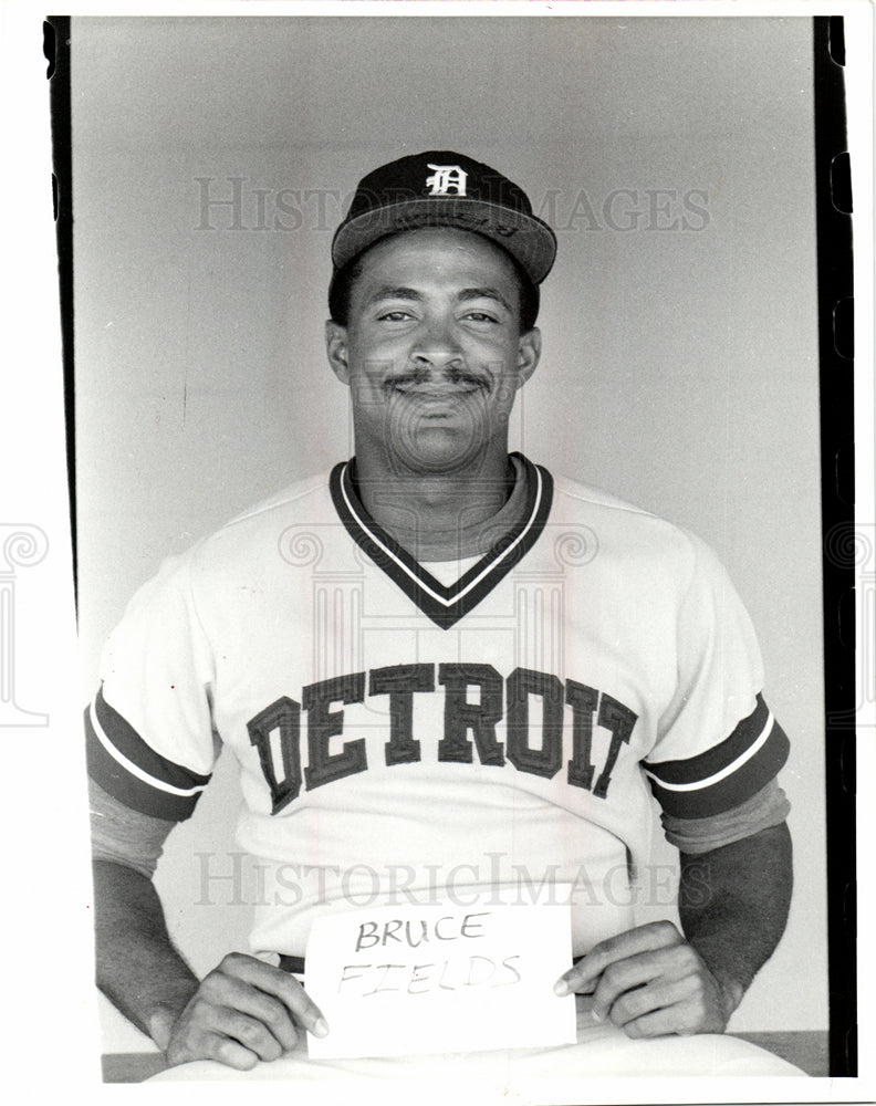Bruce Fields Detroit Tigers Outfielder-Historic Images