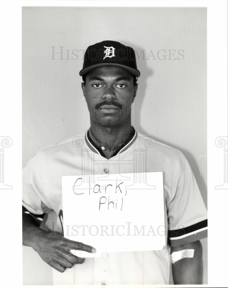 Press Photo Phil Clark Baseball player - Historic Images