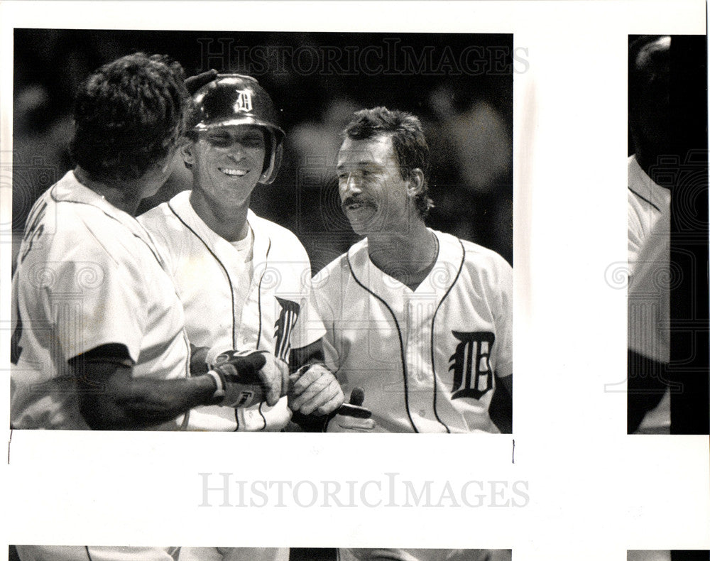 1988 Press Photo Detroit Tigers 1988 Trammell Brookens - Historic Images