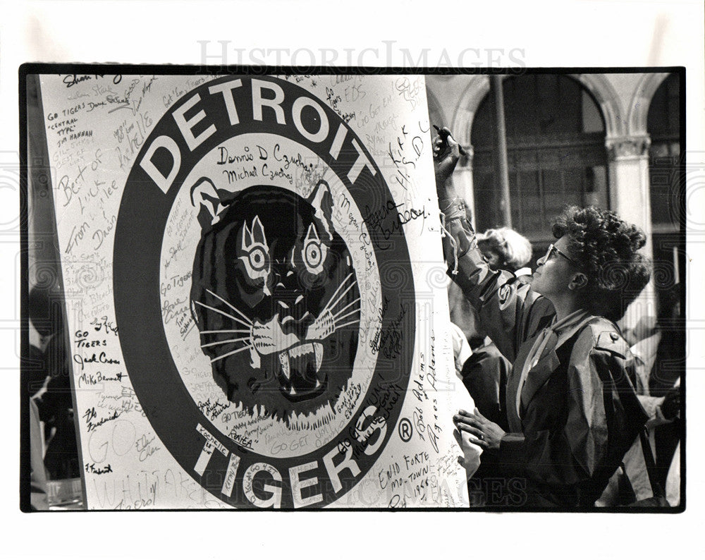 1988 Press Photo detroit tigers - Historic Images