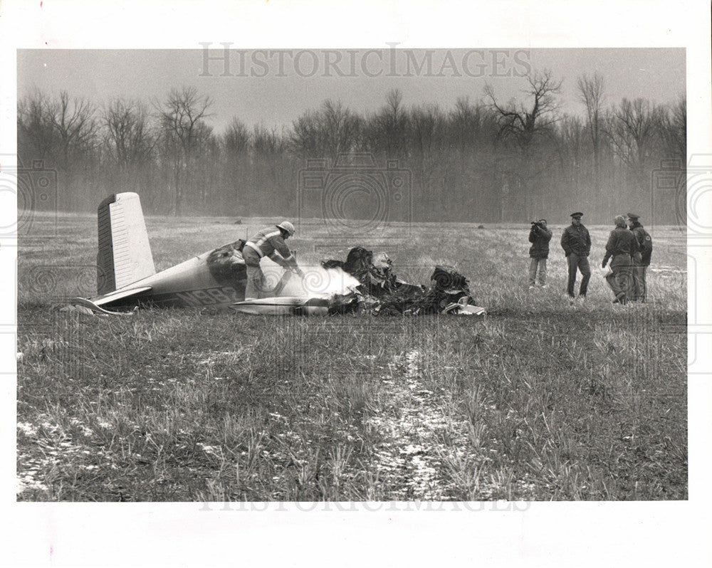 1990 Press Photo Airplane Accident - Historic Images