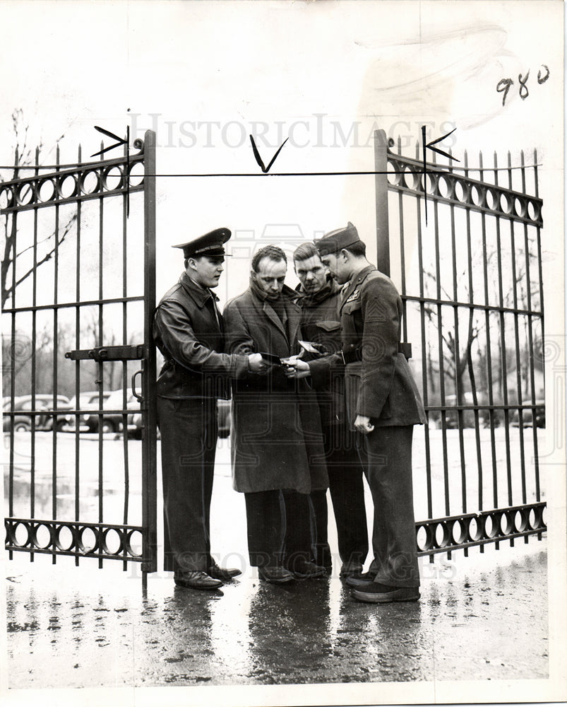 1941 Press Photo Marine Forces Reserve US - Historic Images