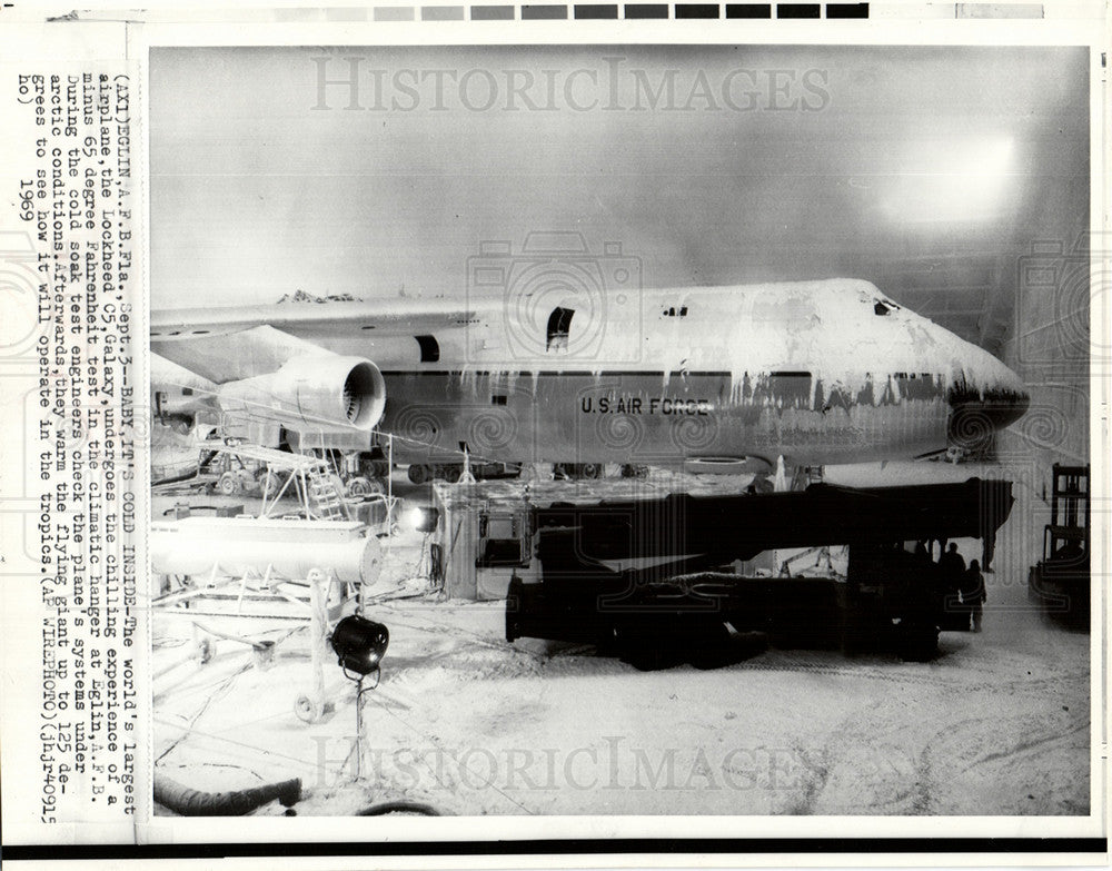 1969 Press Photo C-5 military transport aircraft - Historic Images