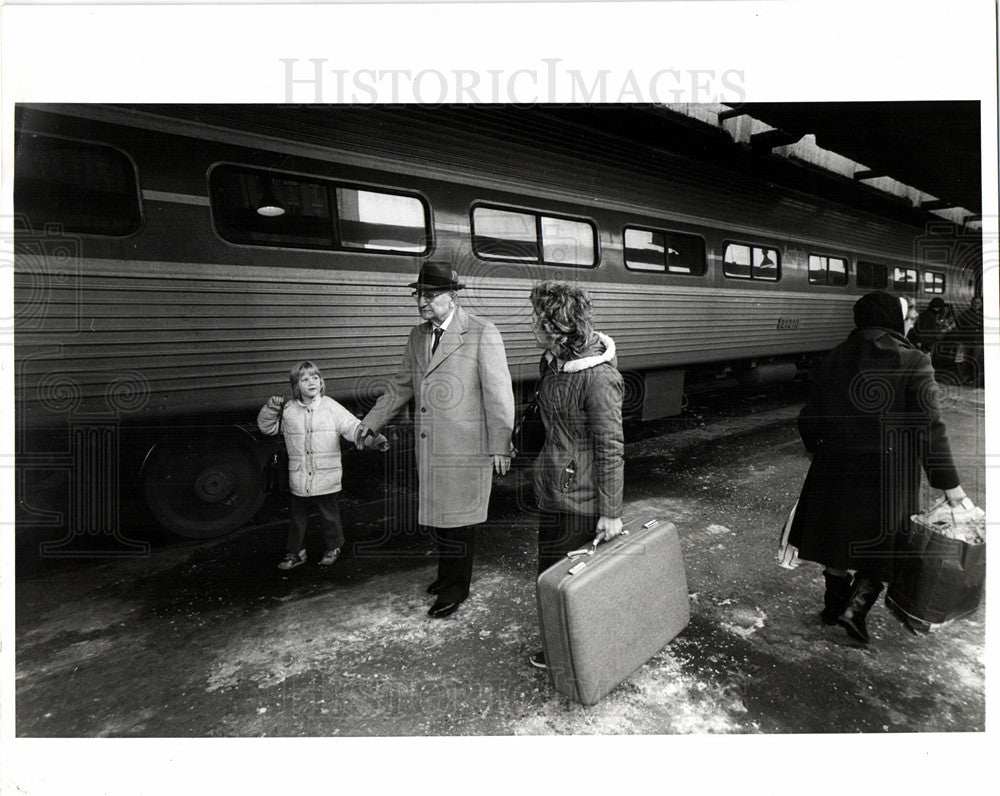 train man daughter-in-law grandchild-Historic Images