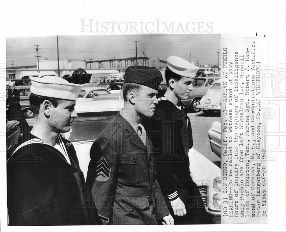 1969 USS Pueblo Crew Inquiry San Diego - Historic Images