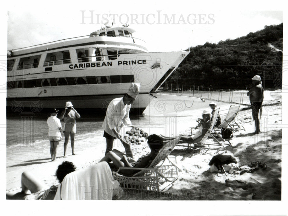 Press Photo Caribbean Prince Cruise Ship Line - Historic Images