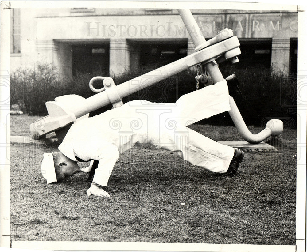 Press Photo Sailors ralph armony seaman david - Historic Images