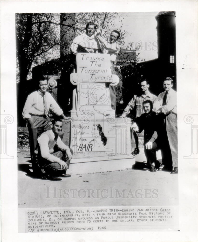 1946 Press Photo Buyers Strikes - Historic Images