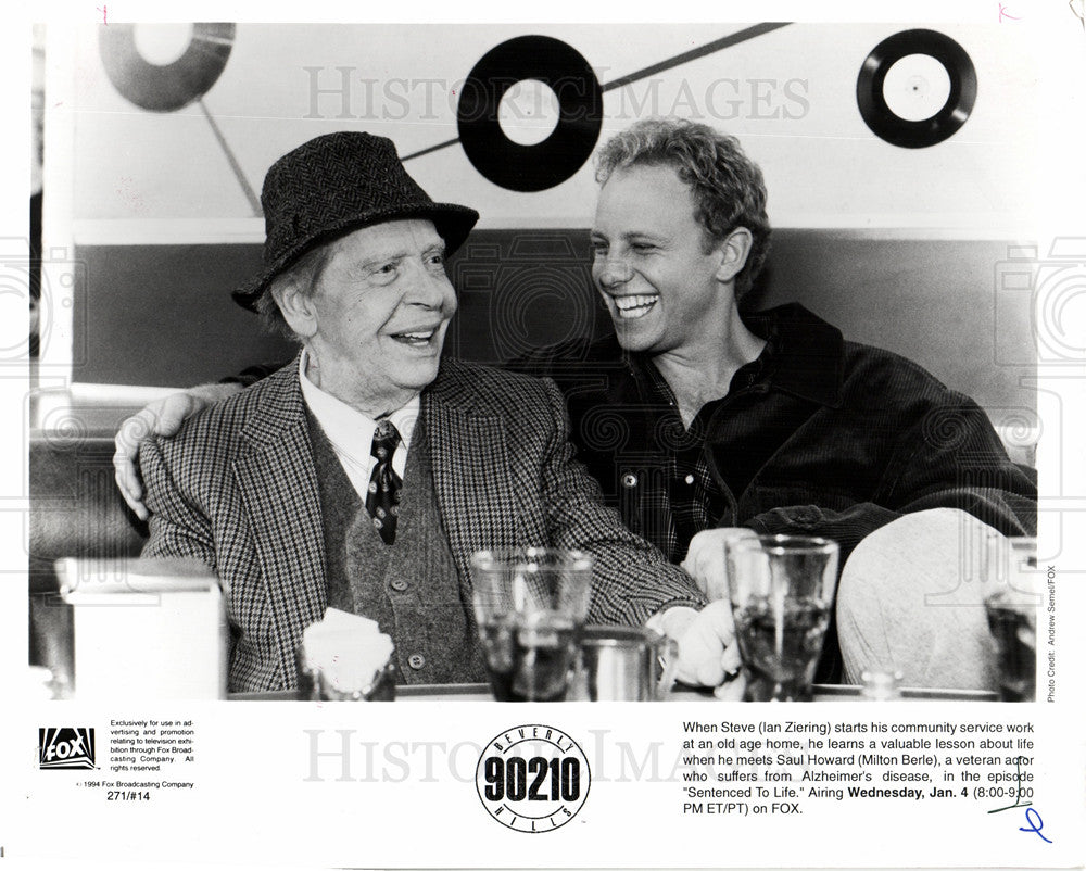 1995 Press Photo Milton Berle American  actor - Historic Images