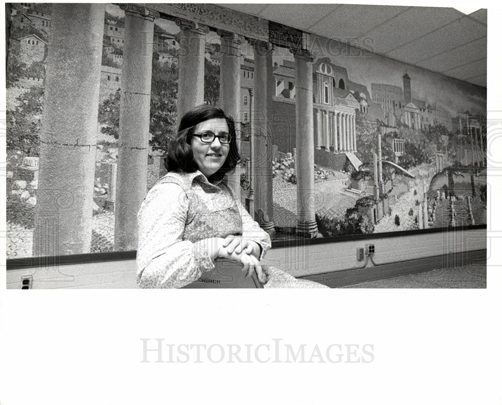 1979 Press Photo Murals artwork - Historic Images