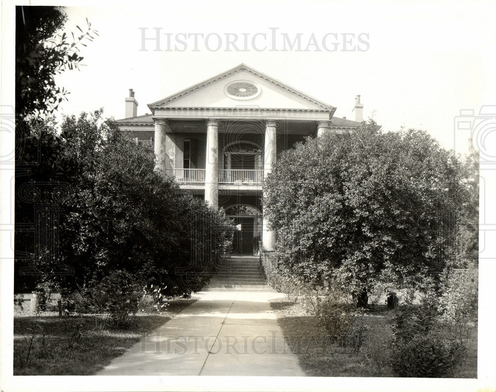 1937 Press Photo HOME OF MISS REBECCA RUMBLE - Historic Images