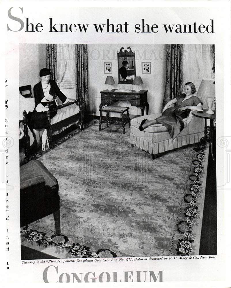 1979 Press Photo Picardy pattern gold seal rug - Historic Images