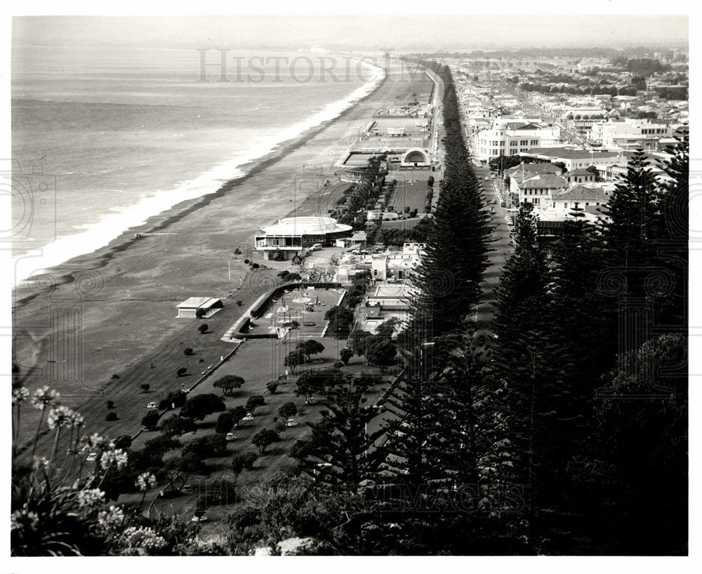 Press Photo Napier Hawkes Bay New Zealand Ocean - Historic Images