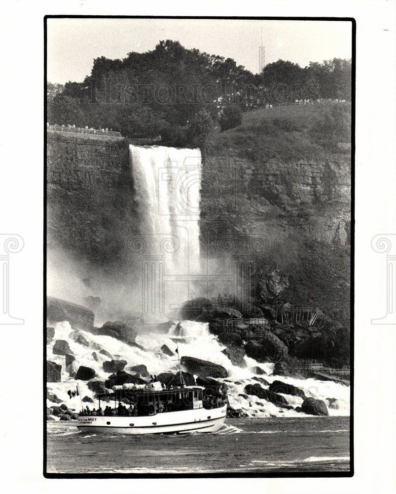 1987 Press Photo Niagara Falls. - Historic Images