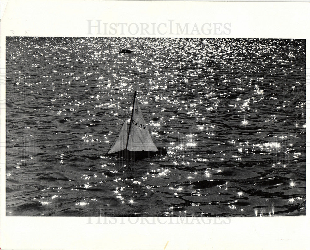 1970 Press Photo Model ships boats - Historic Images