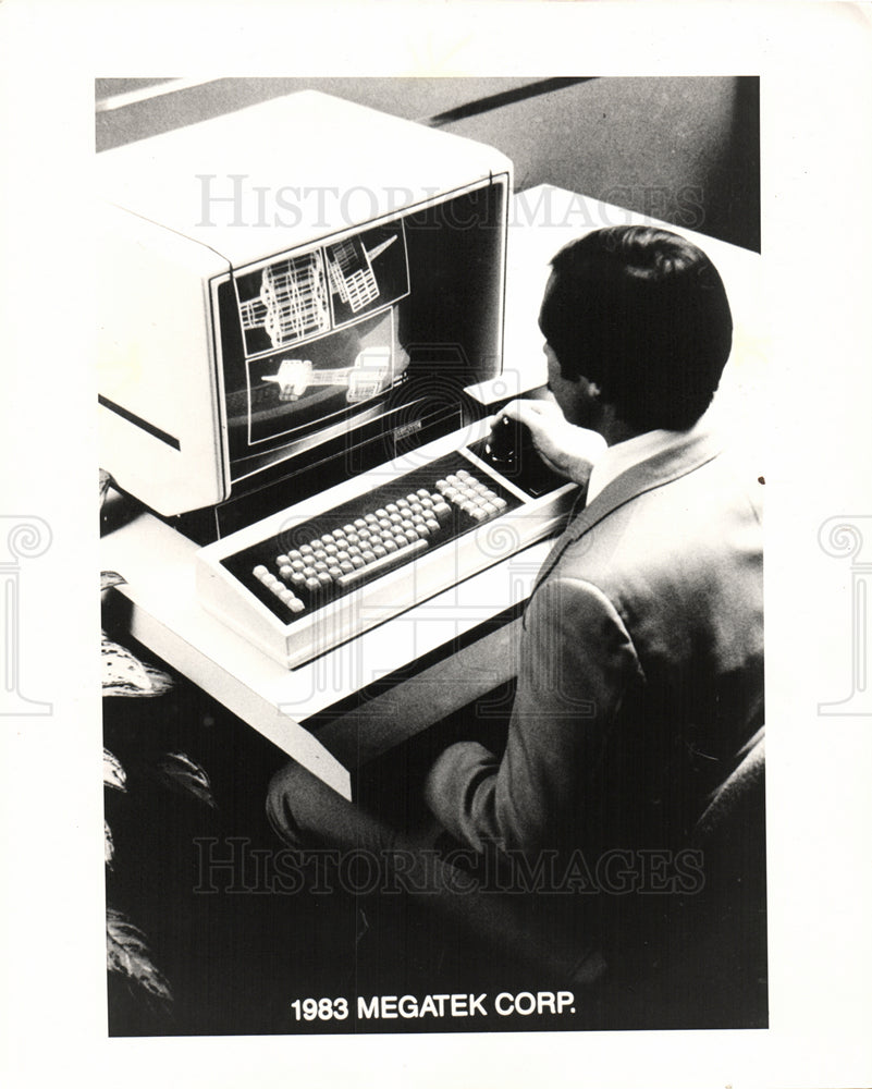 1983 Press Photo computer graphics - Historic Images