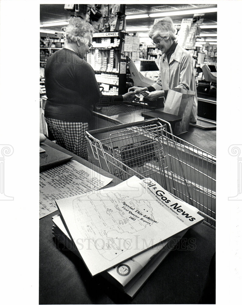 1981 Press Photo Oil Industry Michigan - Historic Images