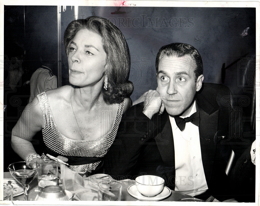 1979 Press Photo Lauren Bacall Jason Robards New York - Historic Images