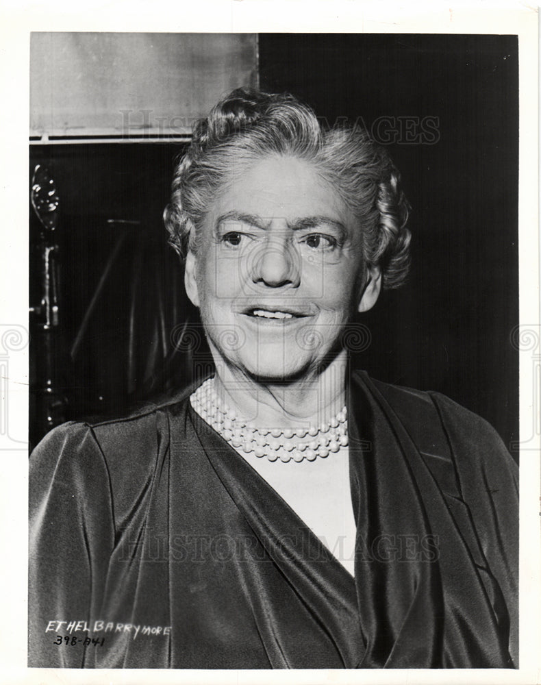 1955 Ethel Barrymore American Actress-Historic Images