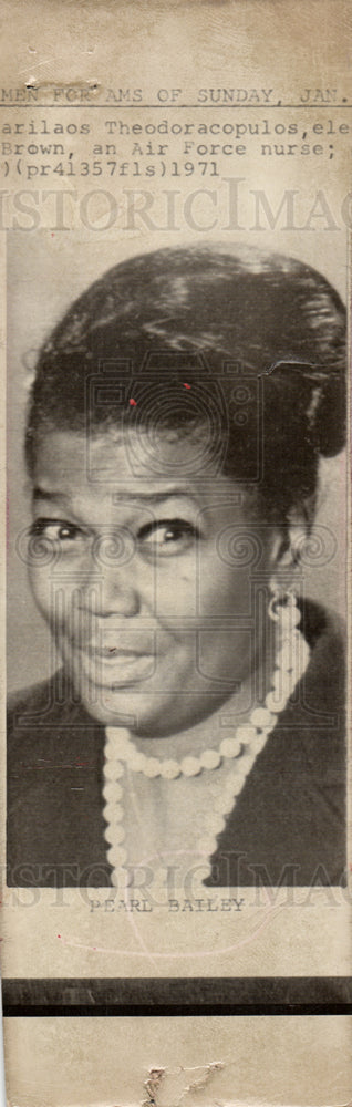 1972 Pearl Bailey hospitalized heart-Historic Images