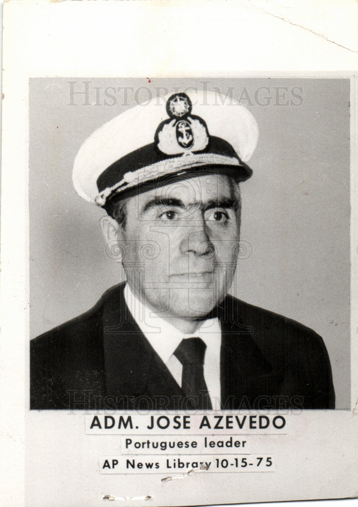 1975 Press Photo Jose Azevedo Portuguese - Historic Images