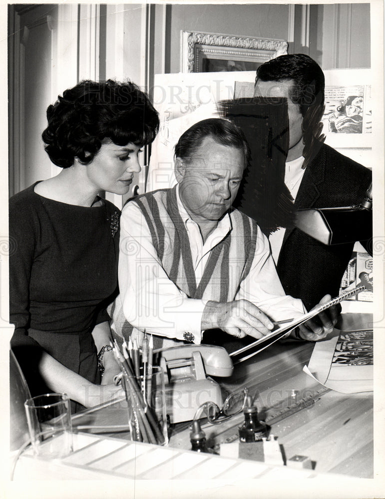 1961 Press Photo Mickey Rooney,Actor, Film,Television - Historic Images