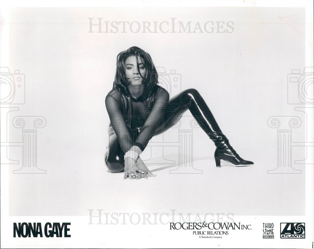 1992 Press Photo Nona Gaye American singer - Historic Images