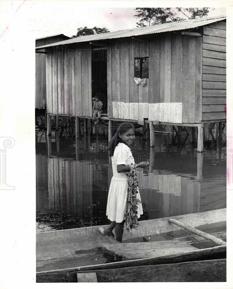 1973 Press Photo South American Yaguas Indians - Historic Images