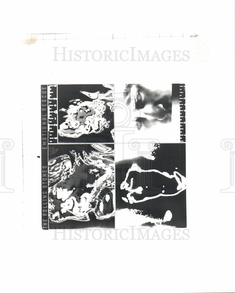 1981 Press Photo Emotional rescue disco rock music - Historic Images