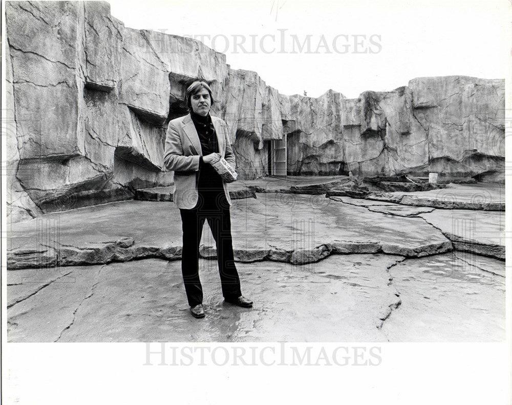 1979 Press Photo Lackney,Robert Zoo Architect - Historic Images