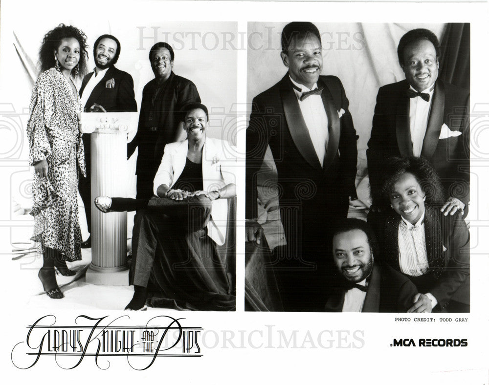Press Photo Gladys Knight and the Pips Musical Act - Historic Images