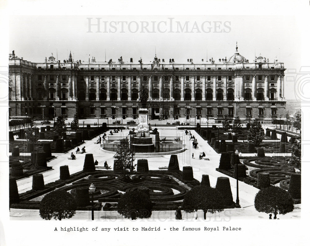 1978 Press Photo Madrid Spain Royal Palace king - Historic Images