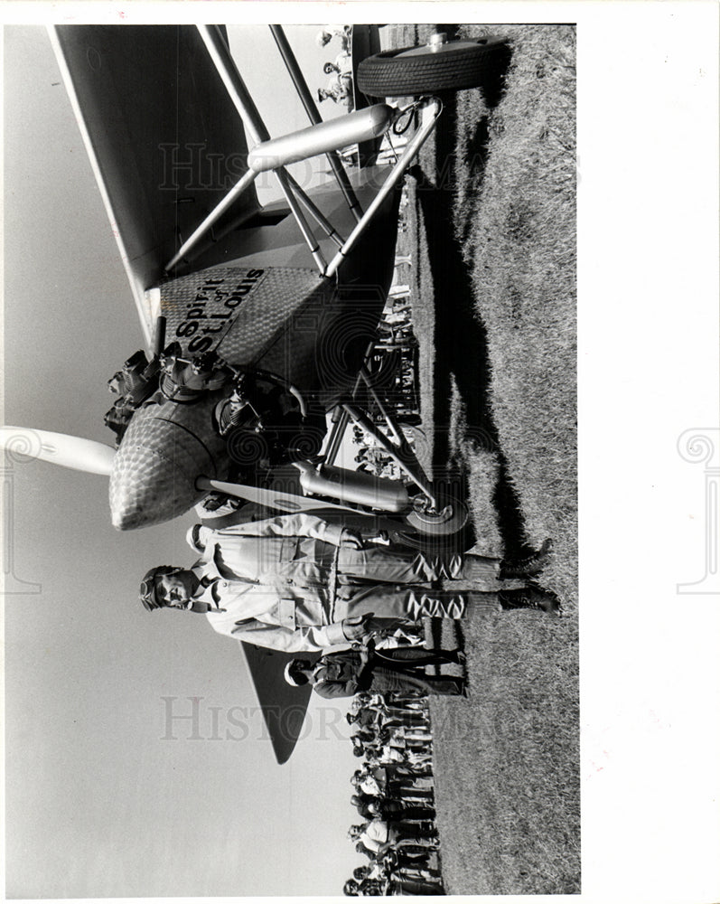 1977 Press Photo Spirit of St. Louis Custom Monoplane - Historic Images