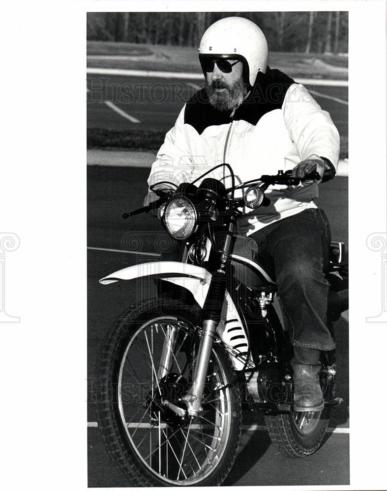 1982 motrcycle richard parent - Historic Images