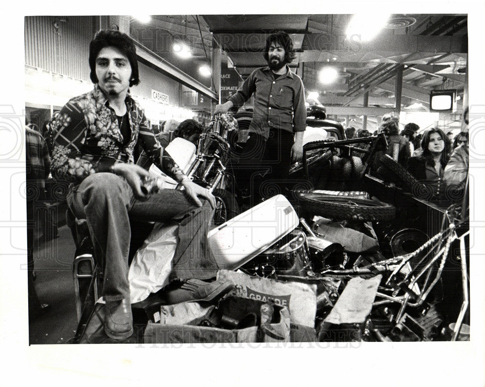 1976 Detroit motorcyle part Waloo-Historic Images