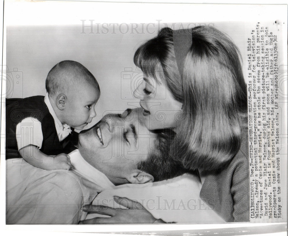 1962 Press Photo Third Generation Nelson Daniel - Historic Images