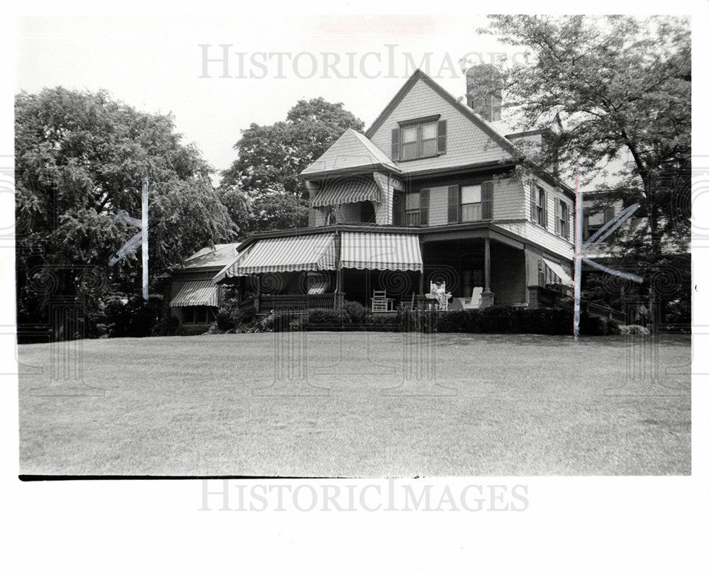 1976 Press Photo Roosevelt Oyster Bay N.Y Sagamore Hill - Historic Images