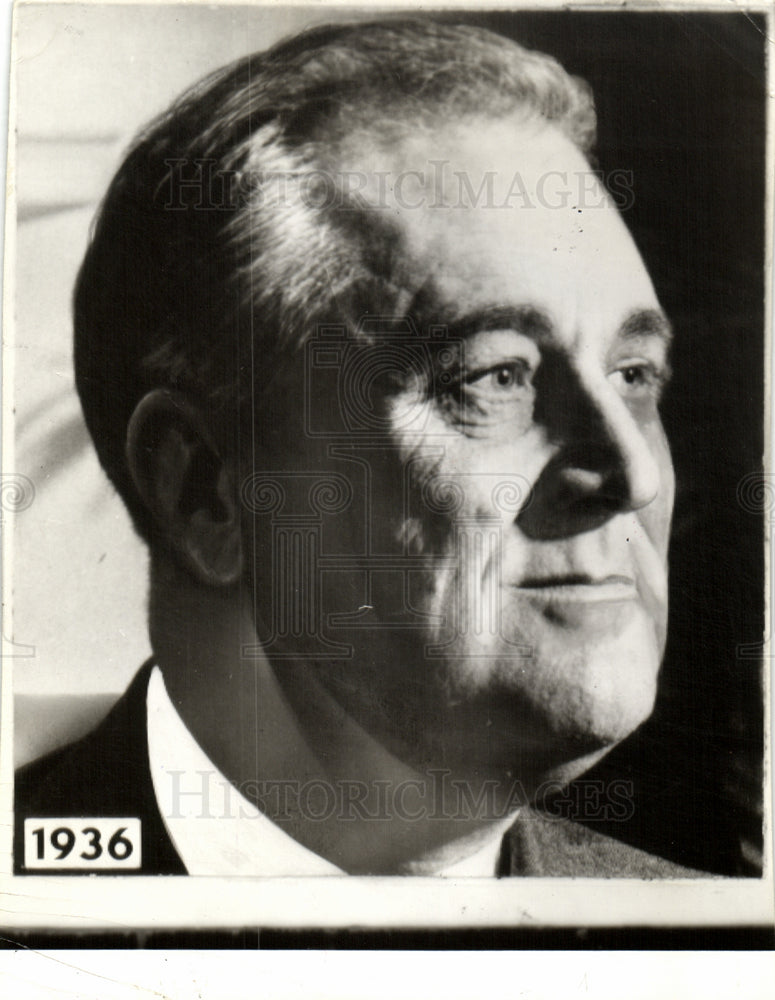 1937 Press Photo Franklin D. Roosevelt US President - Historic Images