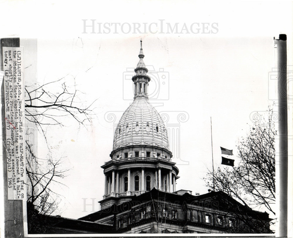 1963 President Kennedy assassination flag - Historic Images